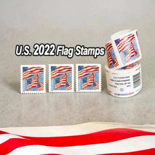 2022 USA First-Class Forever Postage Stamps Roll - 100 Count