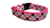Polka Dots Pattern Nylon Dog Collar