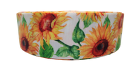 1.5" Wide Sunflowers Nylon Dog Collar