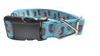 Striped Winged Bird Nylon Dog Collar