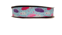 Raining Umbrellas Nylon Dog Collar