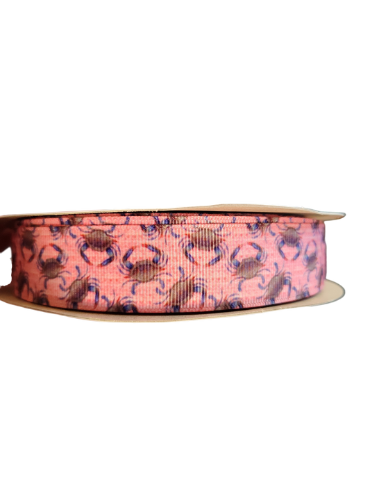 Blue Crab 2 Nylon Dog Collar
