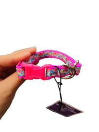 1/2" Bright Flowers Nylon Dog / Cat Collar