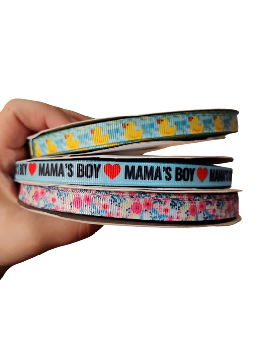 1/2" Mama's Boy Nylon Dog Collar