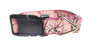 Pink Camo Nylon Dog Collar