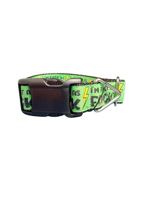 Fast As Fuck Nylon Dog Collar
