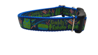 Daddy's Fishing Buddy Nylon Dog Collar