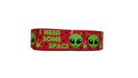I Need Some Space Alien Nylon Dog Collar