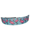 Flamingo Stripes Nylon Dog Collar