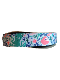 Octopus and Friends Nylon Dog Collar