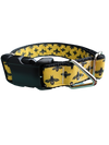 Bees On Yellow Nylon Dog Collar
