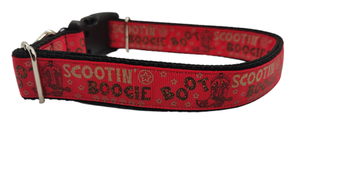 Boot Scootin Boogie Nylon Dog Collar