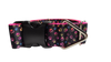 1.5" Wide Colorful Pawprints Nylon Dog Collar