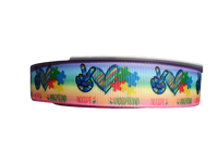 Peace Love Autism Nylon Dog Collar