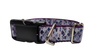 Purple Scales Nylon Dog Collar