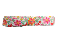 Bright Flowers Nylon Dog Collar