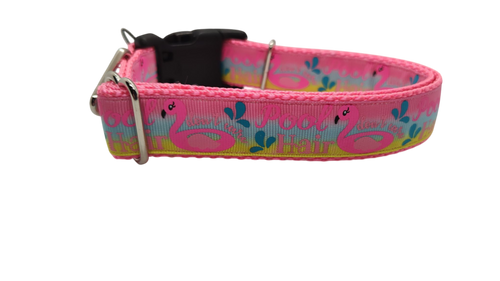 Pool Hair Don't Care Nylon Dog Collar