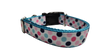 Polka Dots Pattern Nylon Dog Collar