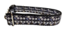 Grey Mosaic Nylon Dog Collar
