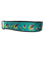 Lightning Bugs Nylon Dog Collar