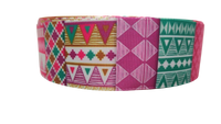 1.5" Wide Busy Body Tribal Patterns Nylon Dog Collar