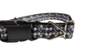 Grey Mosaic Nylon Dog Collar