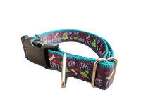 On The Nice List Christmas Nylon Dog Collar