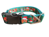 Christmas Pups Nylon Dog Collar