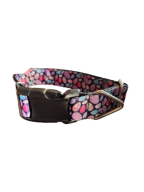 Colorful Easter Eggs Nylon Dog Collar
