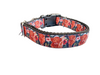 Western Highland Cow Flowers 2 Nylon Dog Collar