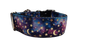 1.5" Wide Purple Stars and Moons Nylon Dog Collar