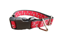 Christmas Candy Canes Nylon Dog Collar