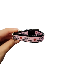 1/2" 100% Rescue Nylon Dog / Cat Collar