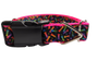 Neon Bones Nylon Dog Collar MD, LG, XL, Leash