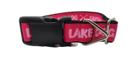 Lake Dog Pink Nylon Dog Collar