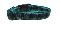 Bigfoot Forest Nylon Dog Collar
