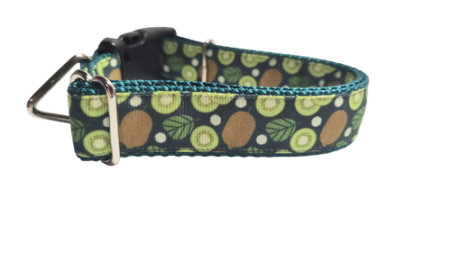 Kiwi Fruit Nylon Dog Collar