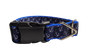 Blue Anchors Nylon Dog Collar