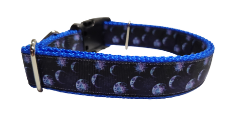 Moon Nylon Dog Collar