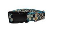 Squid Portraits Nylon Dog Collar