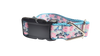 Butterflies and Roses Nylon Dog Collar