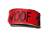 1.5" Wide Woof Nylon Dog Collar
