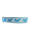 Blue Butterflies Nylon Dog Collar