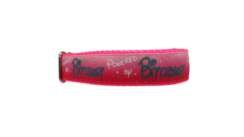 Powered By Bitchdust Nylon Dog Collar