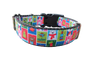 Christmas Cards Nylon Dog Collar