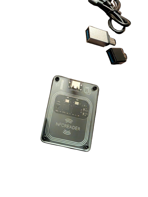 PCR532 NFC RFID Reader Writer | Bluetooth + USB | IC Card Reader Copier | 13.56MHz | STS Technologies