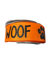 1.5" Wide Woof Nylon Dog Collar