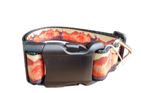 Sunset Forest Black Nylon Dog Collar LG, XL, Leash