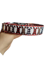 Patterned Bunnies Easter Nylon Dog Collar