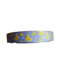Bathtub Duckie (Purple) Nylon Dog Collar